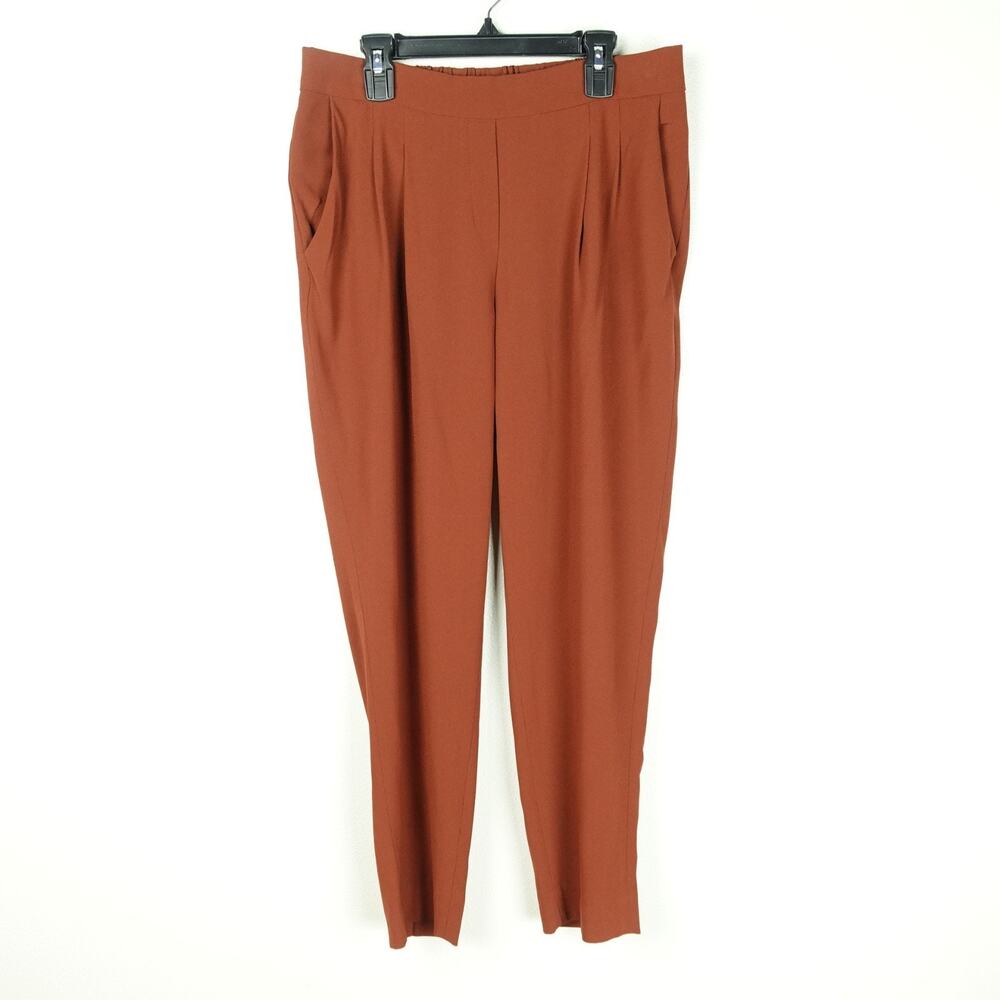 Babaton Dress Pants SZ 6 Crepe Cropped Slim Leg Trousers Business Casual Modern